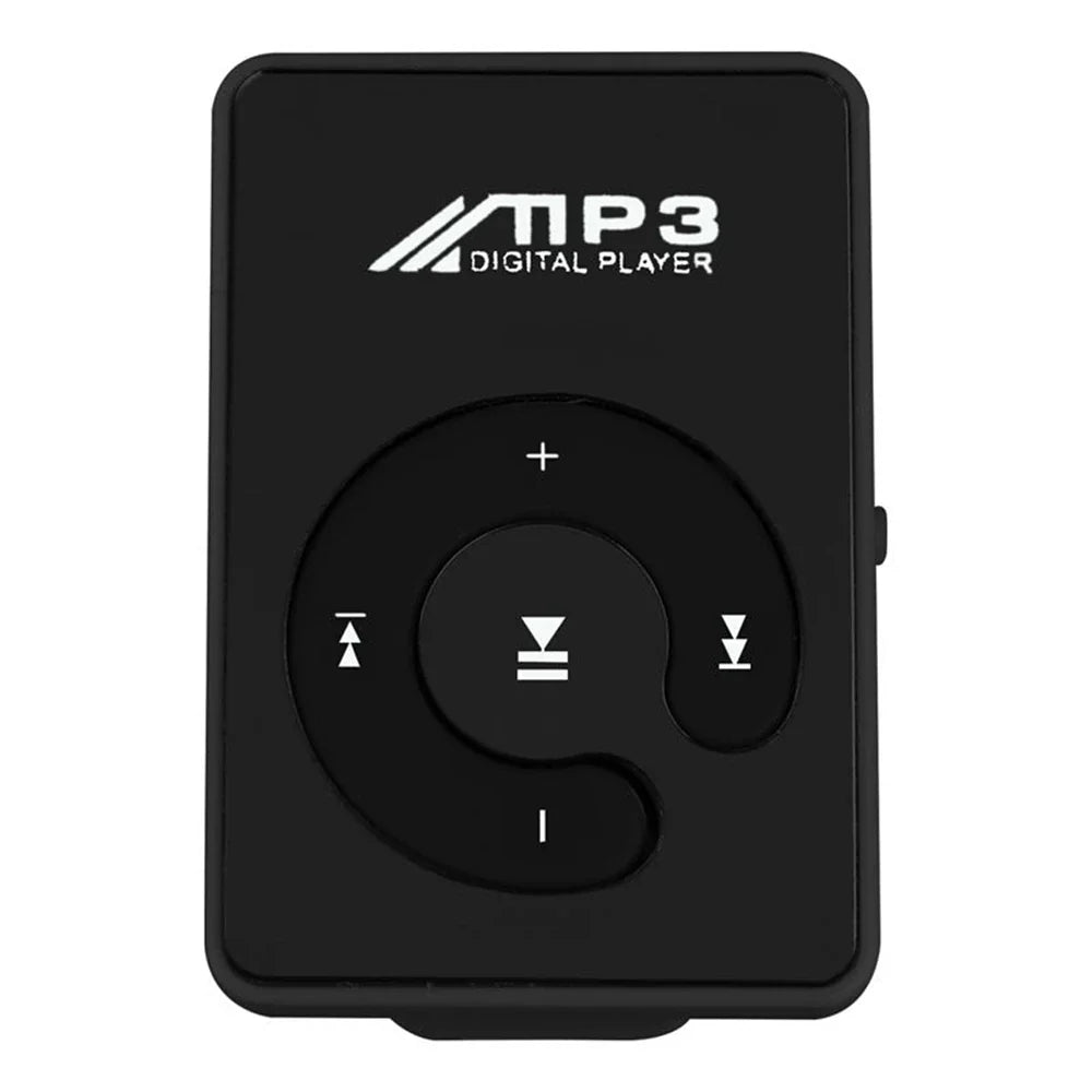 C Key Portable HiFi Mini Clip USB MP3 Player Walkman Music Support Micro TF Card Expandable Up To 16GB Outdoor Sports Walkman