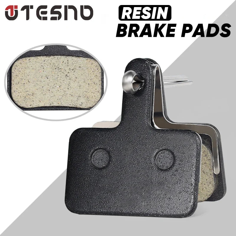 TESNO Bike Resin Disc Brake Pads - Wear-resistant Hydraulic Brake Pads Compatible with SHIMANO B01S/B03S/B05S MTB Parts
