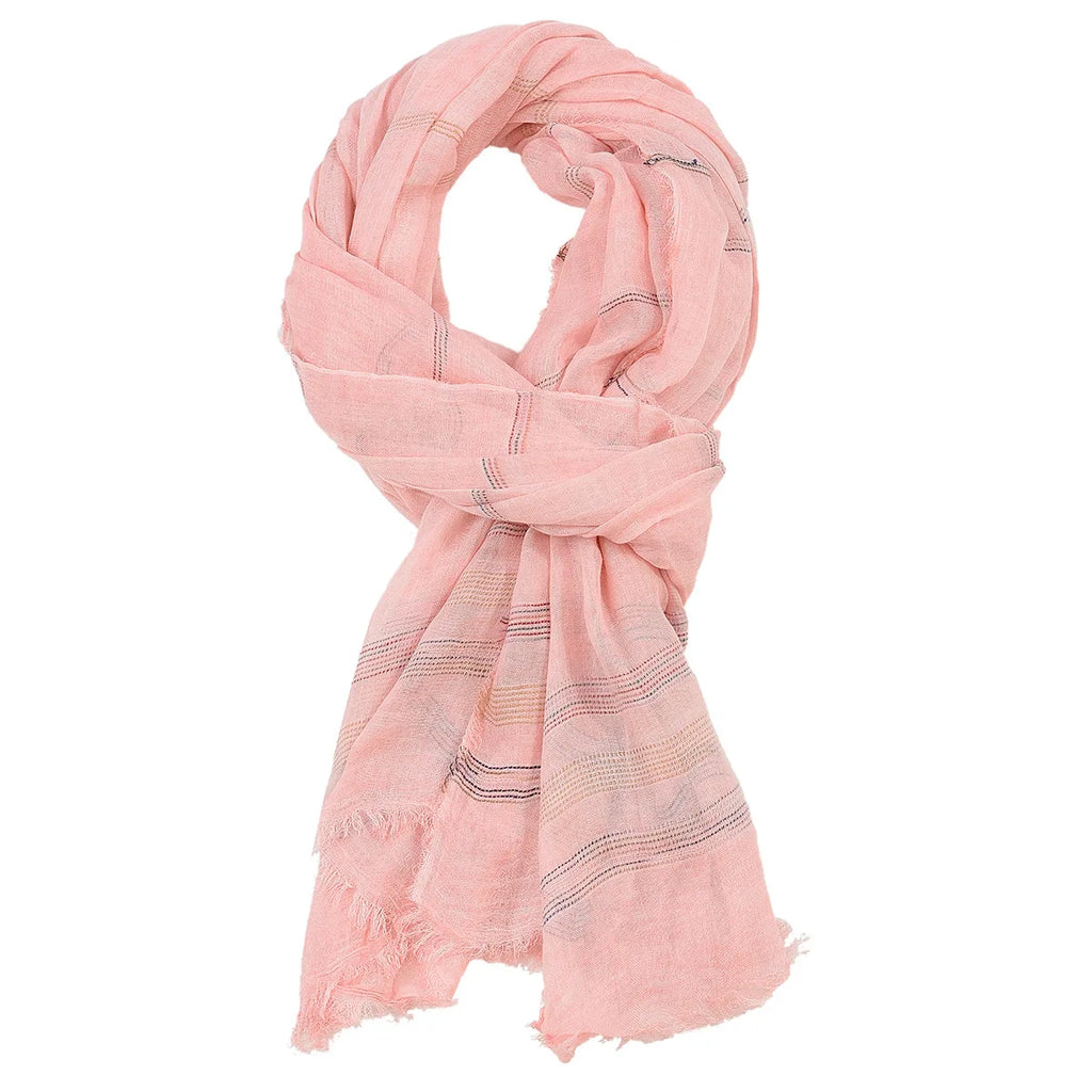 Fashion Men Scarf Cotton Linen Yarn-dyed Striped Men's Scarves Tassel Long Shawl Autumn Winter Male Accessories Bufanda Wraps