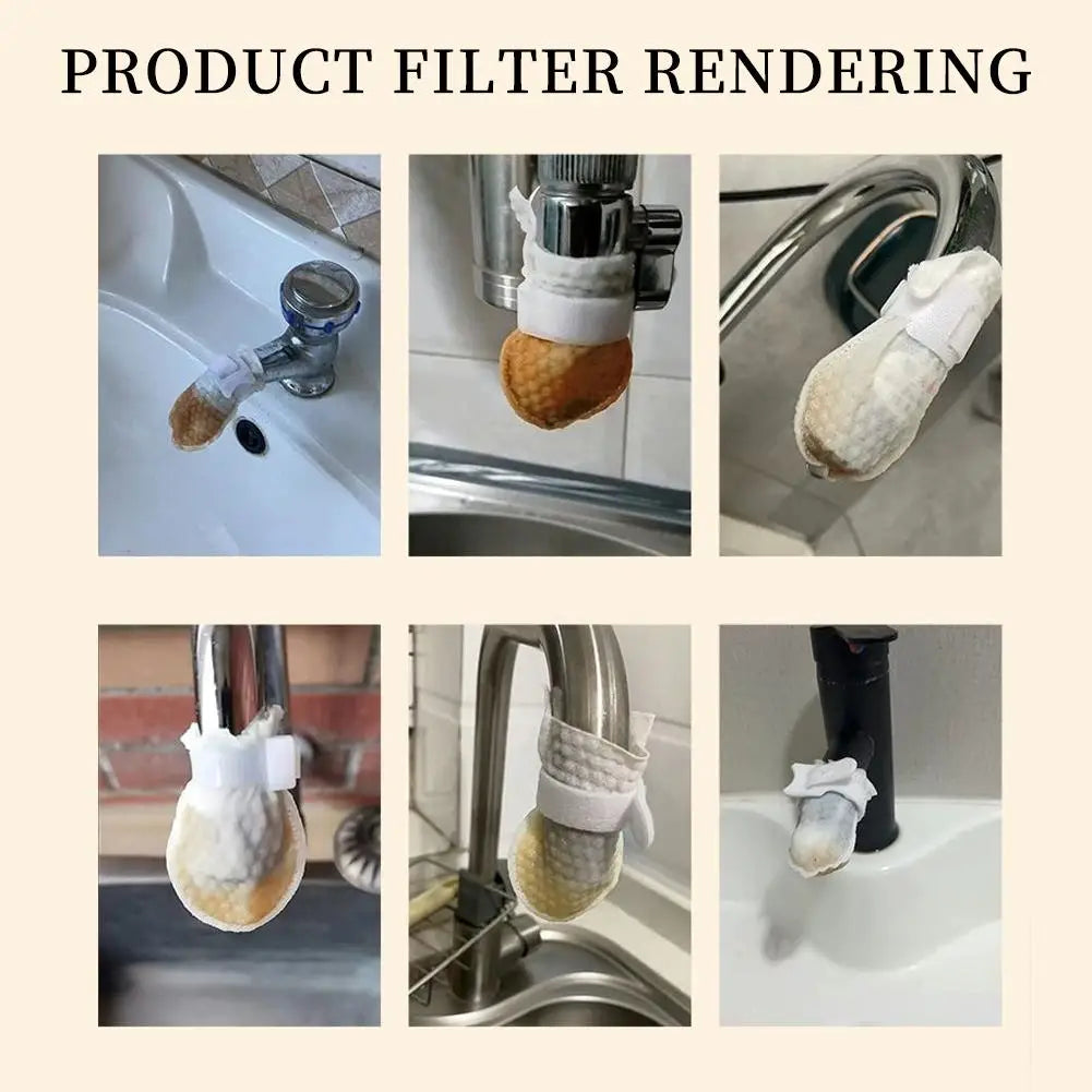 Disposable Faucet Filter Bags Universal Water Filter Accessory for Purifying Tap Water & Removing Impurities
