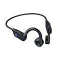 X7 Wireless Sports Earhook-Style Non-In-Ear Air Conductive Bluetooth Headset with Memory Card Insertion and LED Battery Display