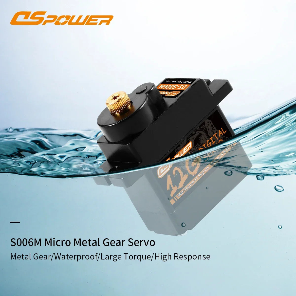 1/3/6/9PCS DSpower 9g 12g Metal Gear Micro Digital Servo for 1/24 SCX24 RC Car 450 Airplane Helicoper SG90 MG90S WLtoys Robot