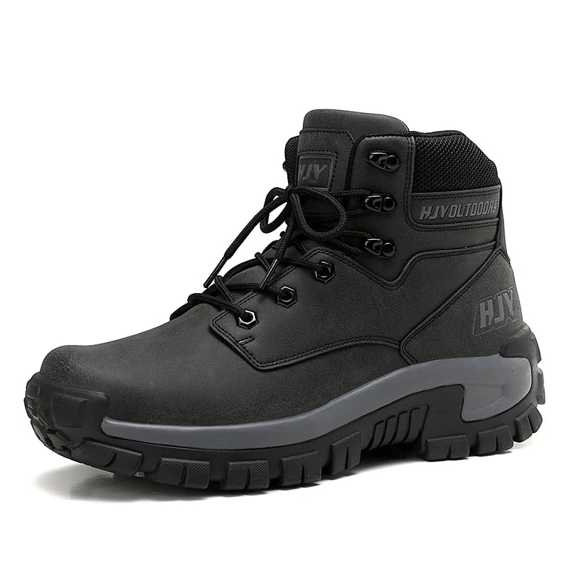 New Men's Boots Fashion Outdoor Boots Breathable Hiking Boots Autumn Shoes Sneakers Lightweight Non-slip Men Desert Ankle Boots