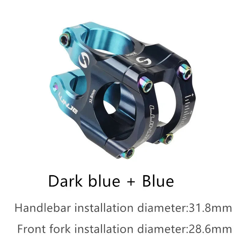 MTB Road Bike Stem CNC Mountain Bicycle Bridge Short Power 31.8mm High Strength Climbing Riser