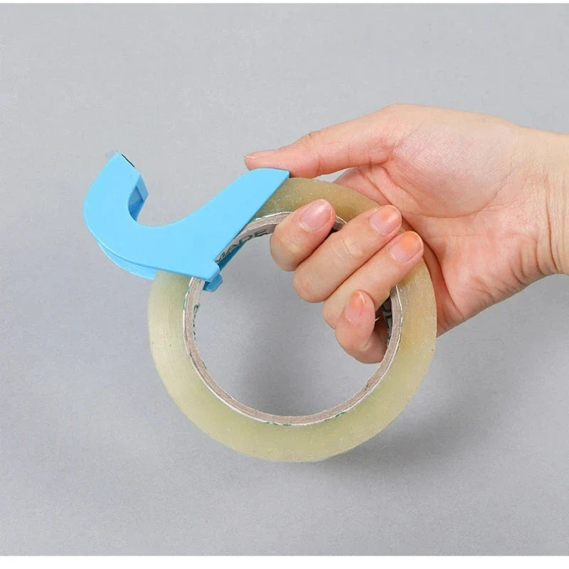 Mini Handheld Tape Dispenser With Cutter Portable Small Tape Holder For Desk Office School Home Desktop Stationery Cutting Tool