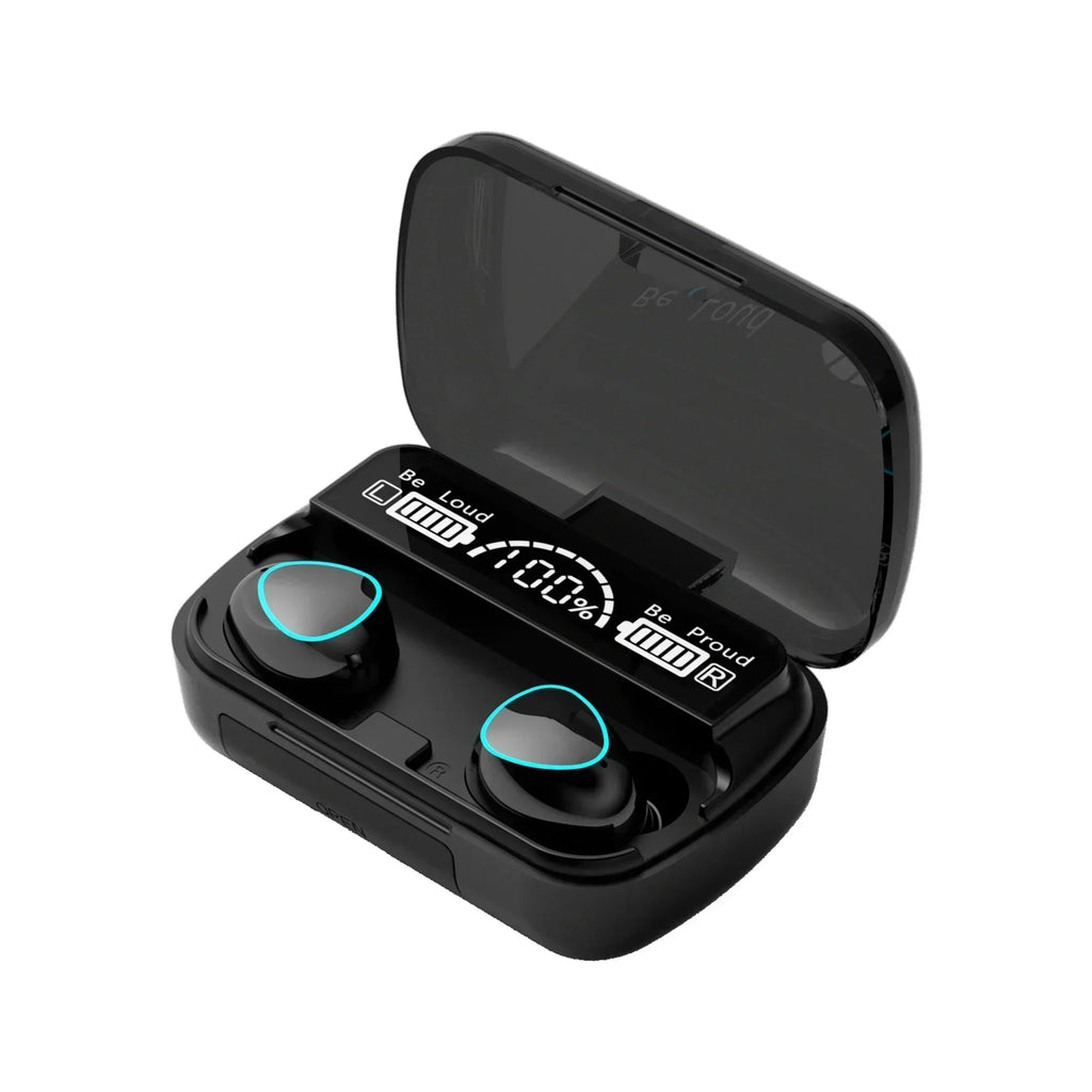 Original M10 Wireless Bluetooth Earpods Noise Canceling Headphones with Mic Stereo Sound Gamer Speaker for Sports