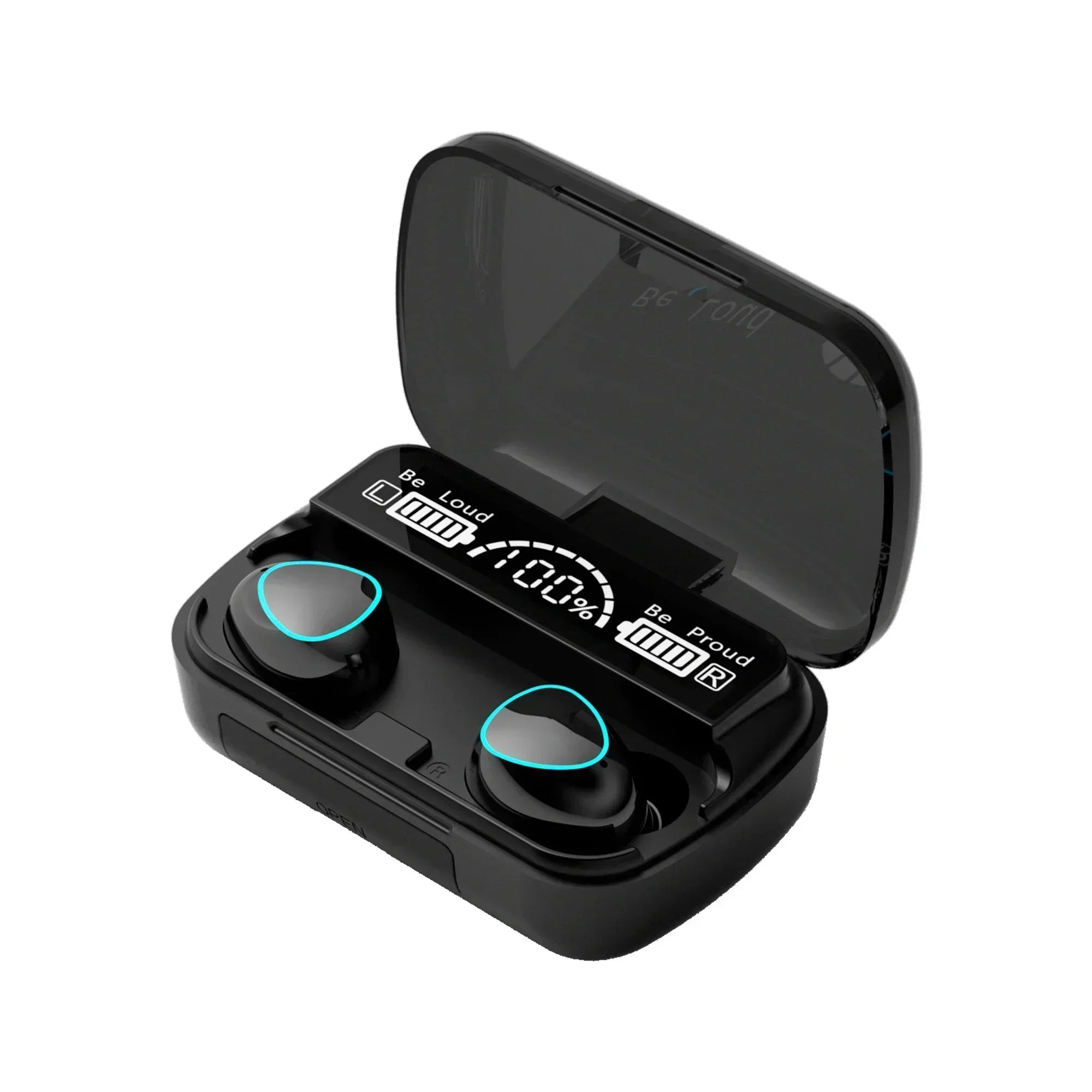 Original M10 Wireless Bluetooth Earpods Noise Canceling Headphones with Mic Stereo Sound Gamer Speaker for Sports