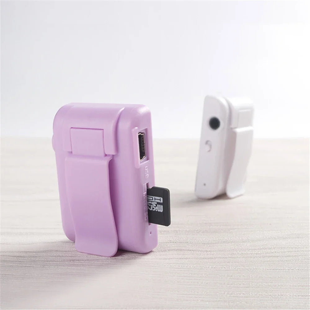 C Key Portable HiFi Mini Clip USB MP3 Player Walkman Music Support Micro TF Card Expandable Up To 16GB Outdoor Sports Walkman