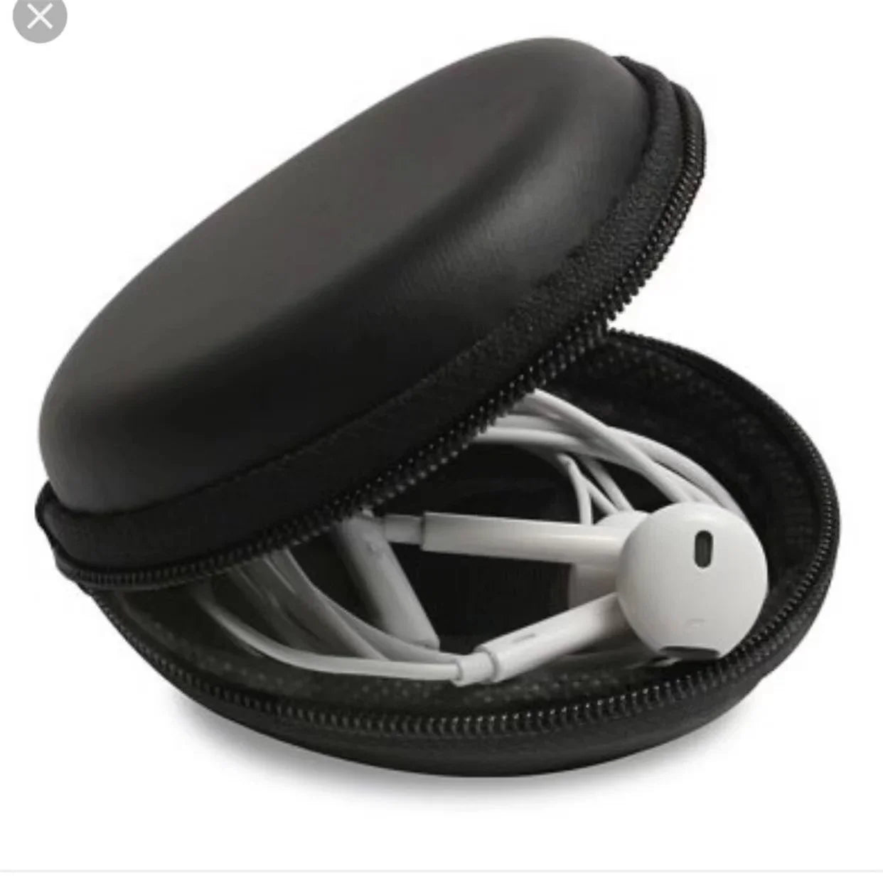 Earphone Storage Case PU Mini Carrying Hard Bag Box Case For Earphone Headphone Accessories Earbuds Memory Card USB Cable
