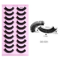 Faux mink eyelashes natural 3d mink lashes makeup volume false eyelashes in bulk cilio H13 E-08