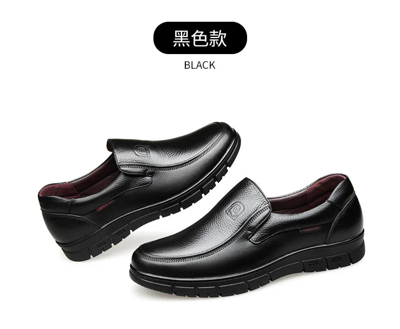 Summer New Men Leather Shoes soft soled Casual Flat Shoes Outdoor Walking shoes Comfort fashion soft leather shoes Loafers