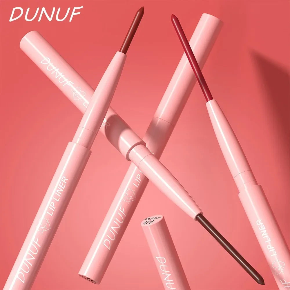 Lip Liner Pencil Long-Lasting Matte Creamy Plumping Lip Stain Waterproof Natural Nude Brown Slim Lip Liner Makeup