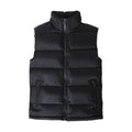 Men Vest Jacket Men Slim Fit Stand Collar Sleeveless Puffer Jackets Winter Casual Waistcoat Men Warm Coat Cold Weather Outerwear