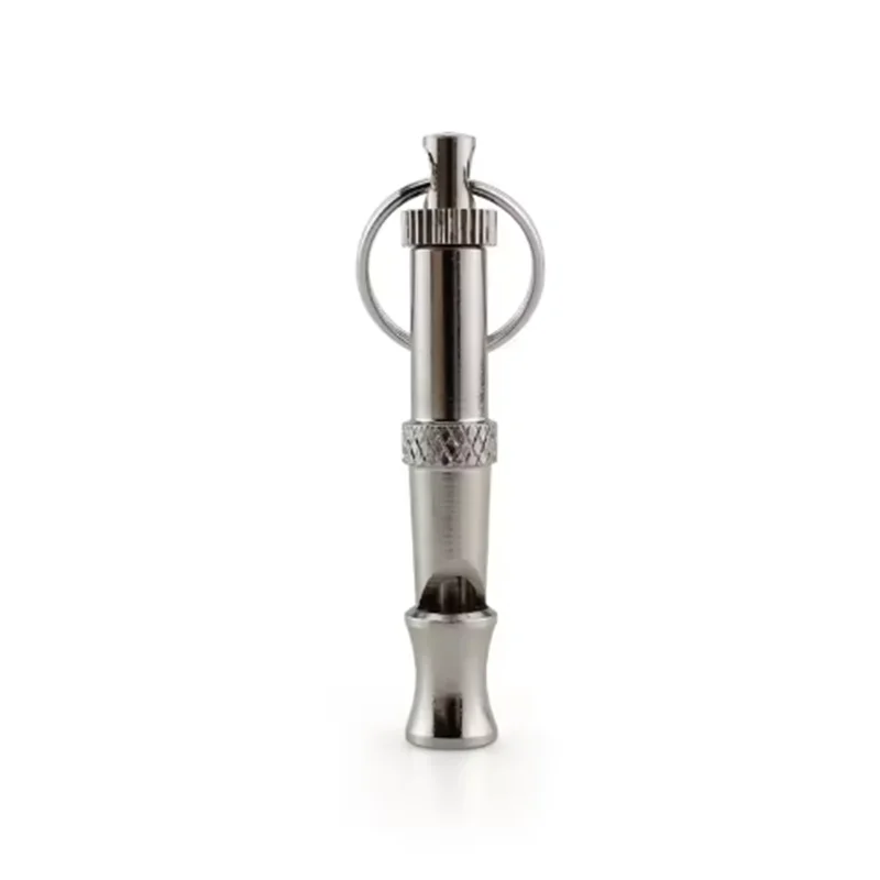 Dog Training Device Ultrasonic High-Frequency Sound Adjustable Dogs Whistle Stainless Steel Durable Pet Training Dog Whistle