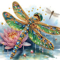 5D DIY Partial Special Shaped Drill Diamond Painting Kit Animal Decoration