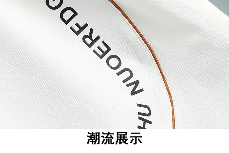 2 Pcs/Set Men Tracksuit Short Sleeve Hoodies+Pants Hooded Elastic Waist Summer Hip Hop Sweatshirt Sweatpants Loose Set