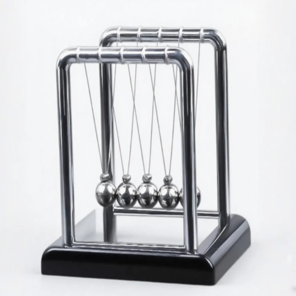 Newton's Cradle Balance Steel Ball Teaching Supplies Physics Science Pendulum Desktop Toys Stress Relief Gifts Home Decoration