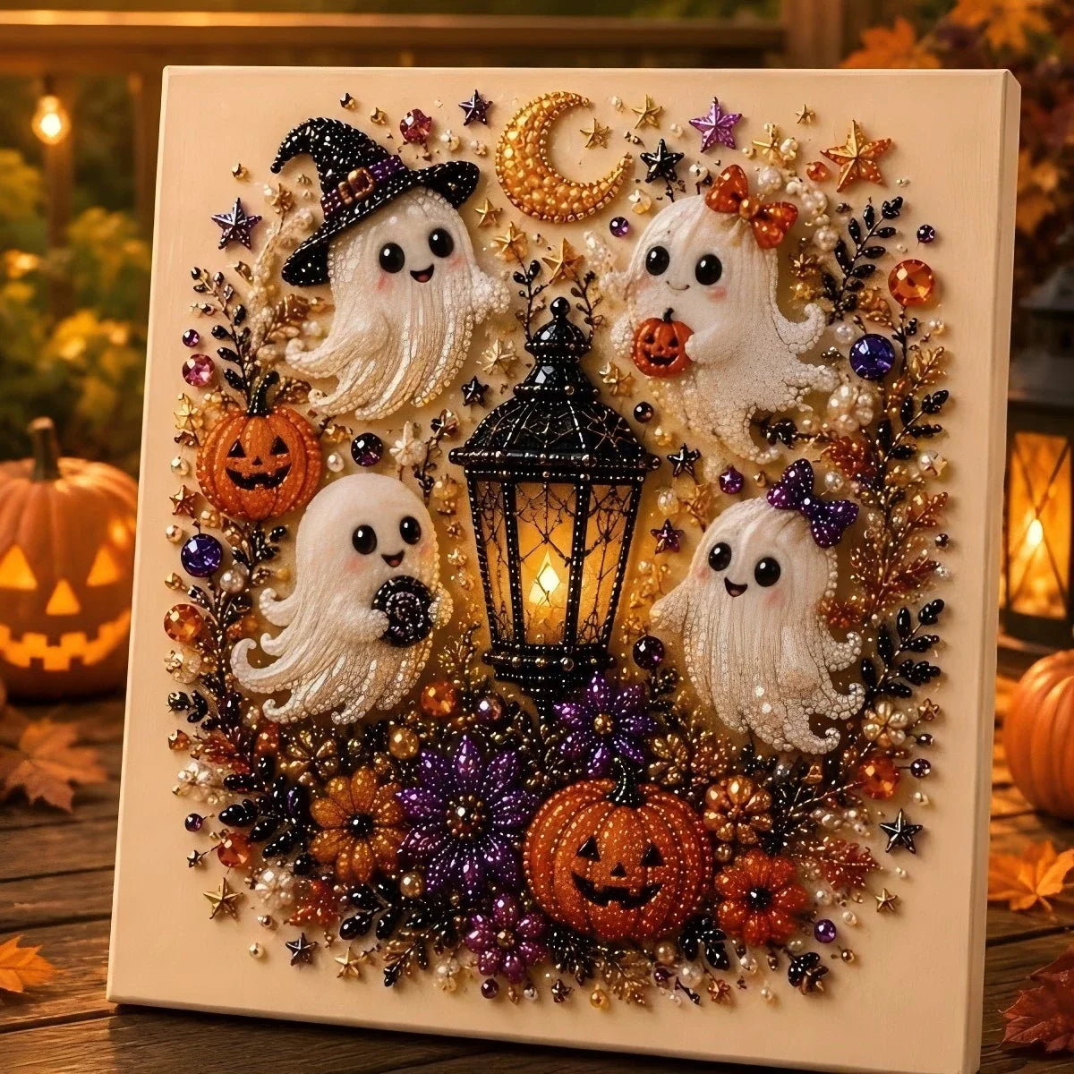 Originality Diamond-Painting Kit Holiday Pearl Diamond-Painting Art DIY Assembly Craft Activity Home Decor Christmas Gifts