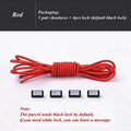 Fashion No Tie Shoelaces Elastic Laces Sneakers Flat Shoe Laces Without Ties Kids Adult Quick Shoelace One Size Fits All Shoes