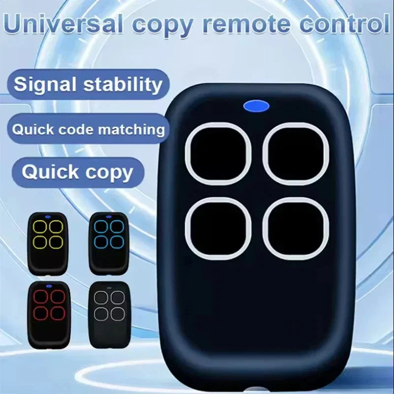 433Mhz Universal Duplicator Garage Remote Controller Command Clone Self-copying Automation Gate Fixed Code