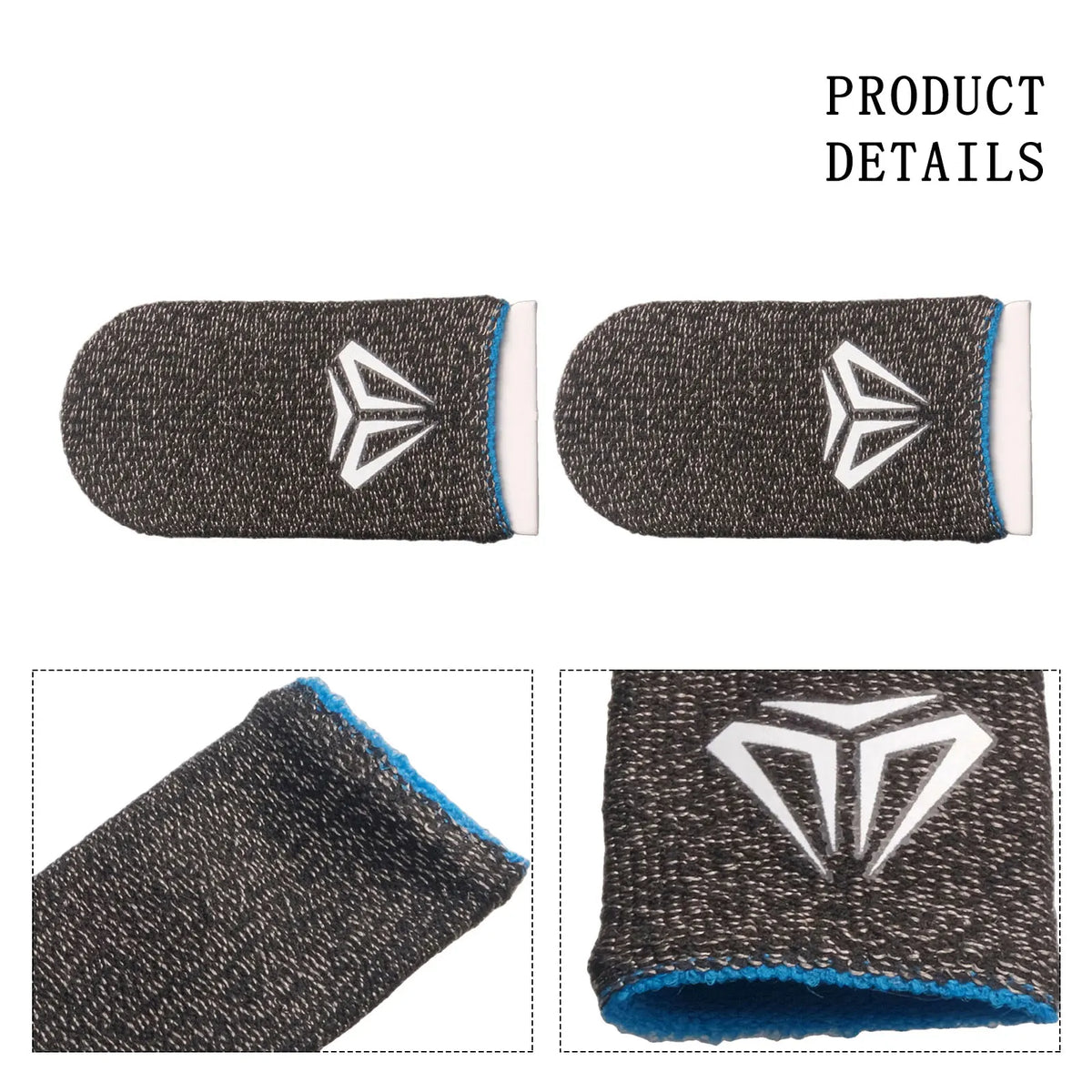 Hot Sales Game Fingertip Gloves Sweatproof Anti-slip Gamer Thimbles Touch Screen Finger Sleeve Breathable Fingertip Parts