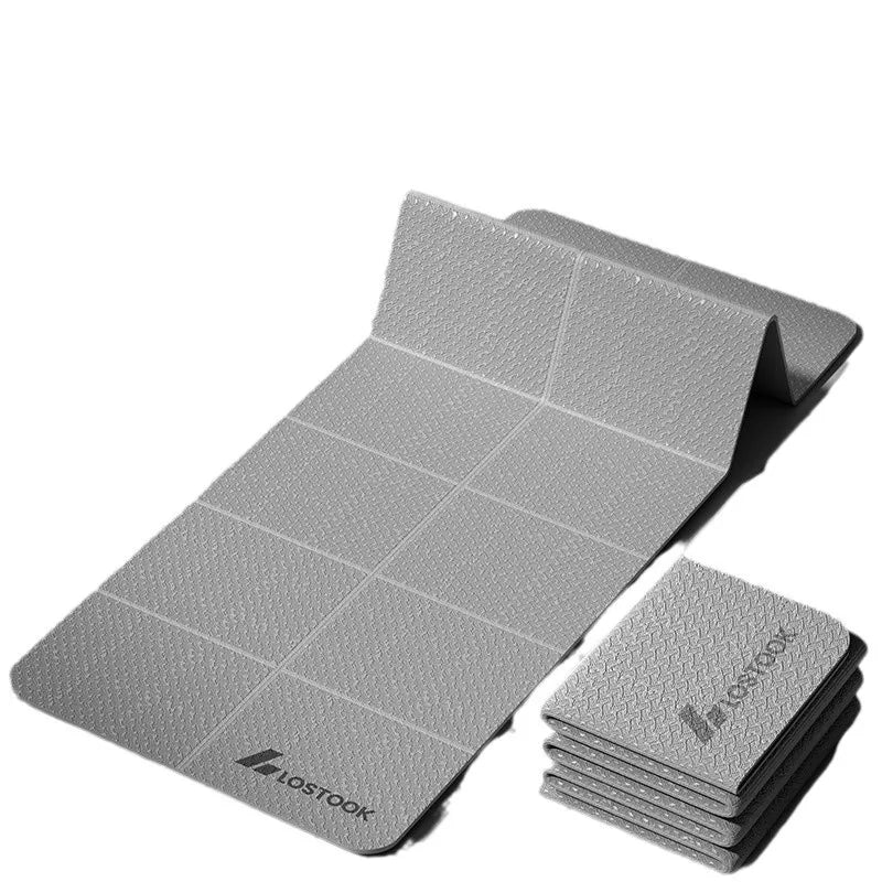 Extra Wide Yoga Mat Thick Foldable Non-Slip Quiet Exercise Mat for Home Workout Fitness 요가매트