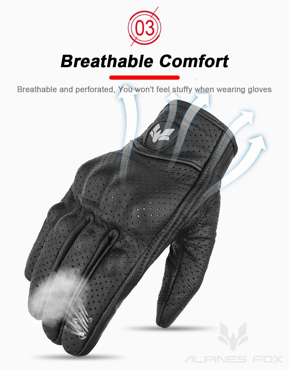2023 Summer New Vintage Leather Motorcycle Gloves Men Black Wear-resistant Guantes Touchscreen Anti-slip Retro Motobiker Luvas