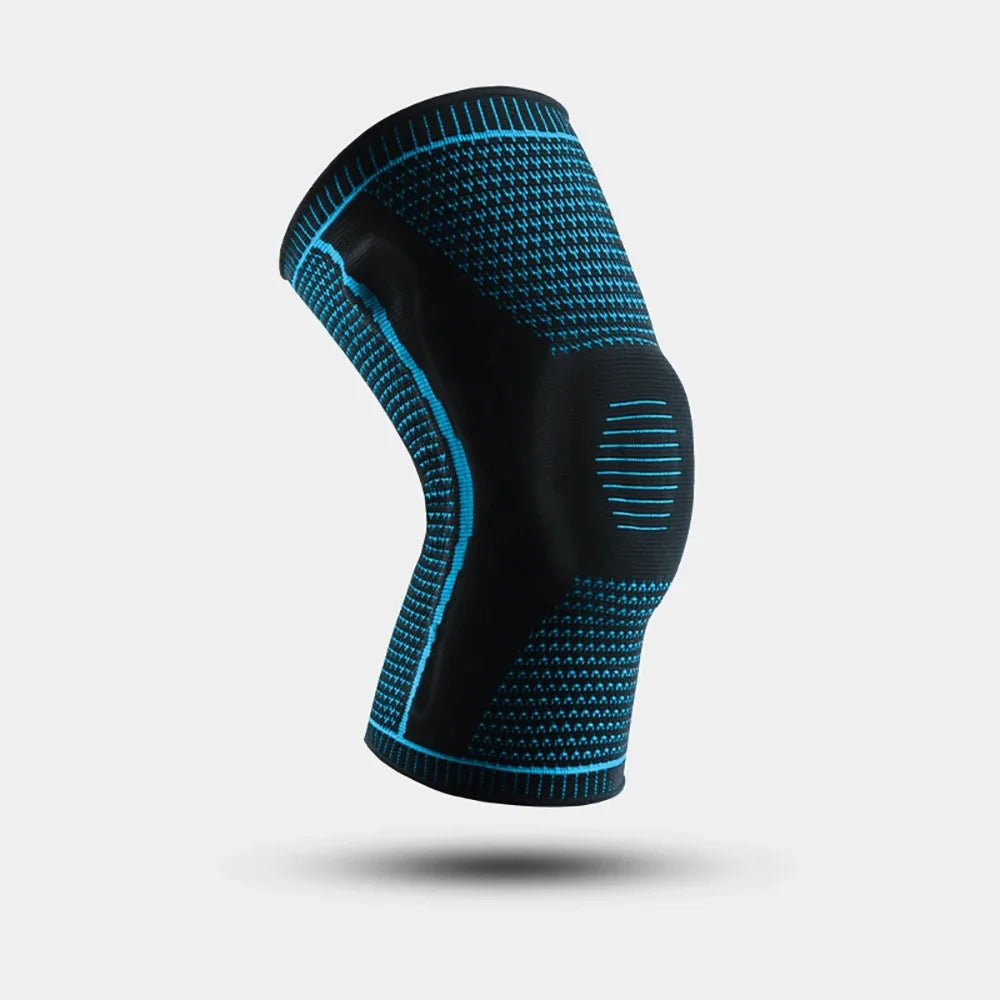 1PC Silicone Knee Pads Strap Patella Medial Support Meniscus Compression Knee Braces for Running Sport Knee Protection