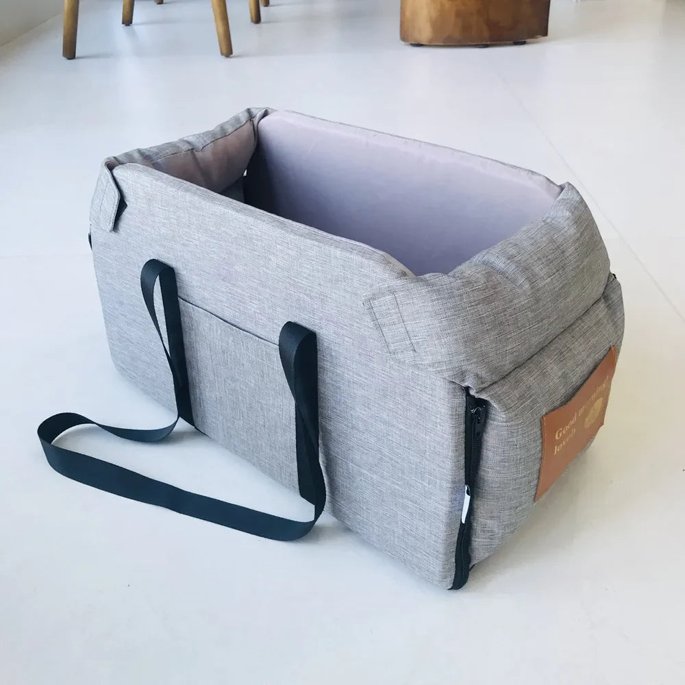 Dog Car Seat Bed Car Central Dog Car Seat Bed Portable Dog for Small Dogs Cats Safety Travel Bag Dog Accessories Pet Carrier