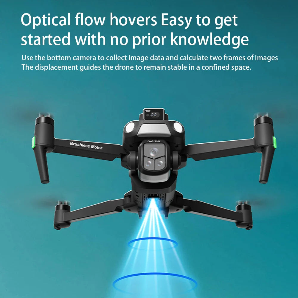 New A1R 3S GPS Drone 8K Professional Camera Aerial FPV Brush power Laser Obstacle with Large Screen Remote Control Folding RC
