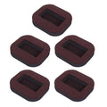 5pcs Office Chair Wheel Stopper Furniture Parts Caster Cup Prevents Scratches Wood Floor Carpet for Roller Feet Anti-slip Mat
