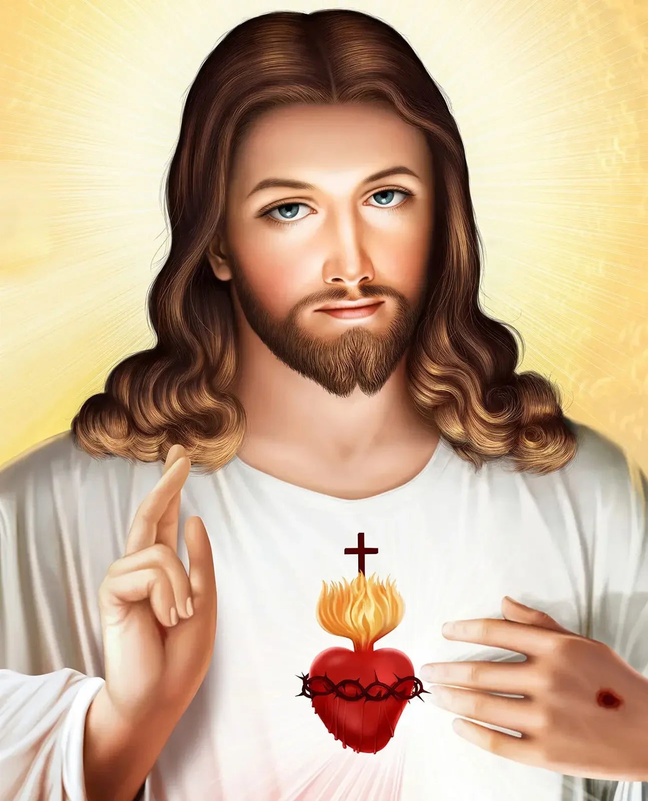 JESUS CHRIST, Art Picture Print Silk Poster,Home Wall Decor