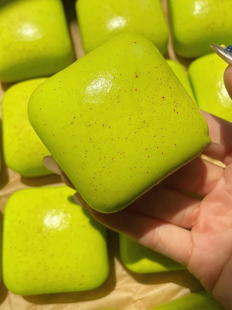 Squishy Simulated Square Bread Squeeze Toy Stress Relief Slow Rising Small Toast Sensory Fidget Toys for Anxiety ADHD Kids Adult