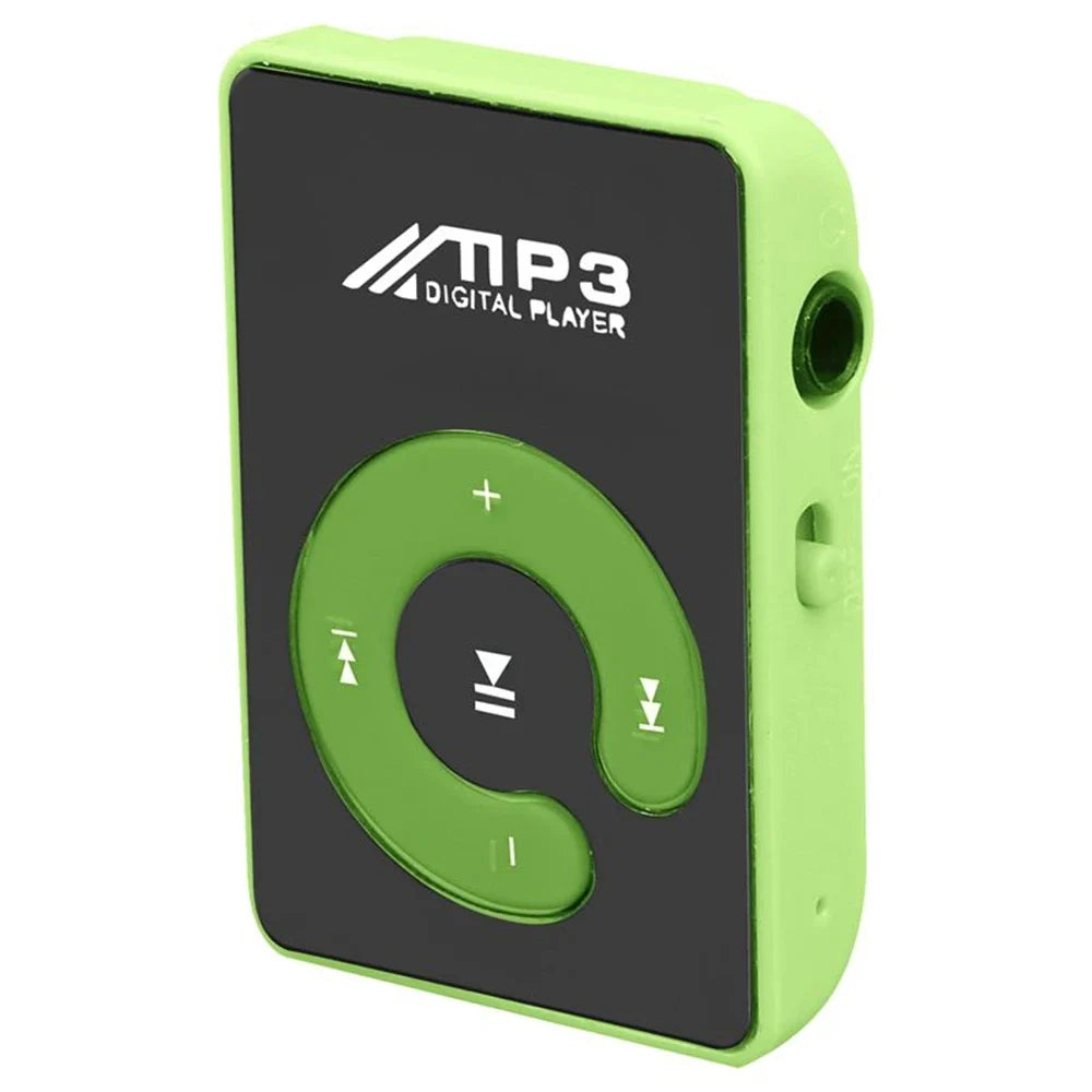 C Key Portable HiFi Mini Clip USB MP3 Player Walkman Music Support Micro TF Card Expandable Up To 16GB Outdoor Sports Walkman