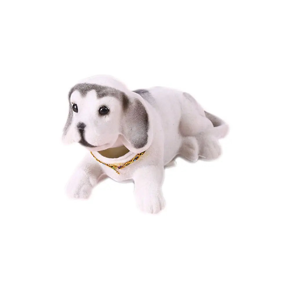 Car Dashboard Nodding Puppy Toys Cute Shaking Head Dog Doll Auto Decor Car Ornaments Kids Gift Auto Interior Accessories
