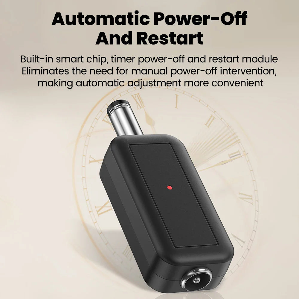 DC WiFi Auto Reboot Router Router 24H Automatic Power Off Reset Tool 5.5x2.1mm Restart Control Line 5V-24V