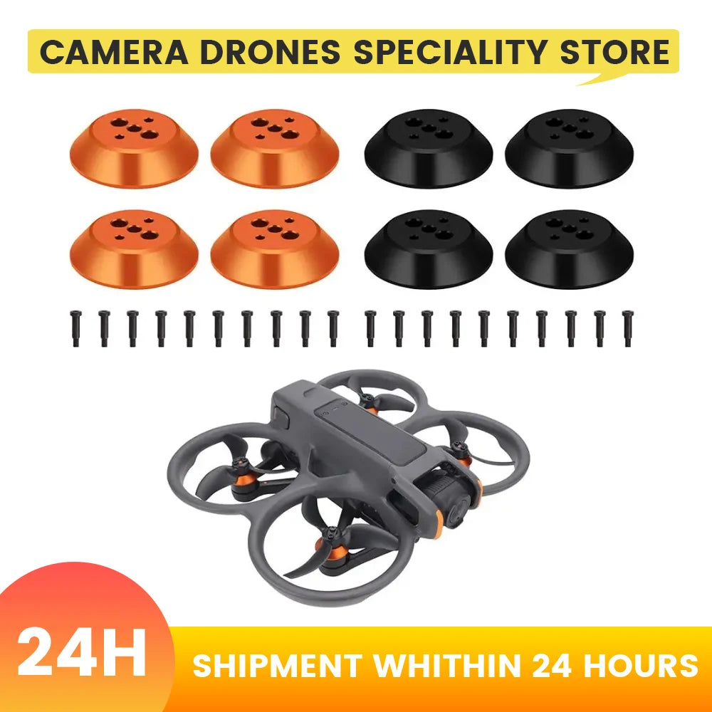 4PCS Aluminum Motor Cap Dust Protective Cover for DJI Avata 2 Drone Engine Scratchproof Protector for DJI Avata 2 Accessories