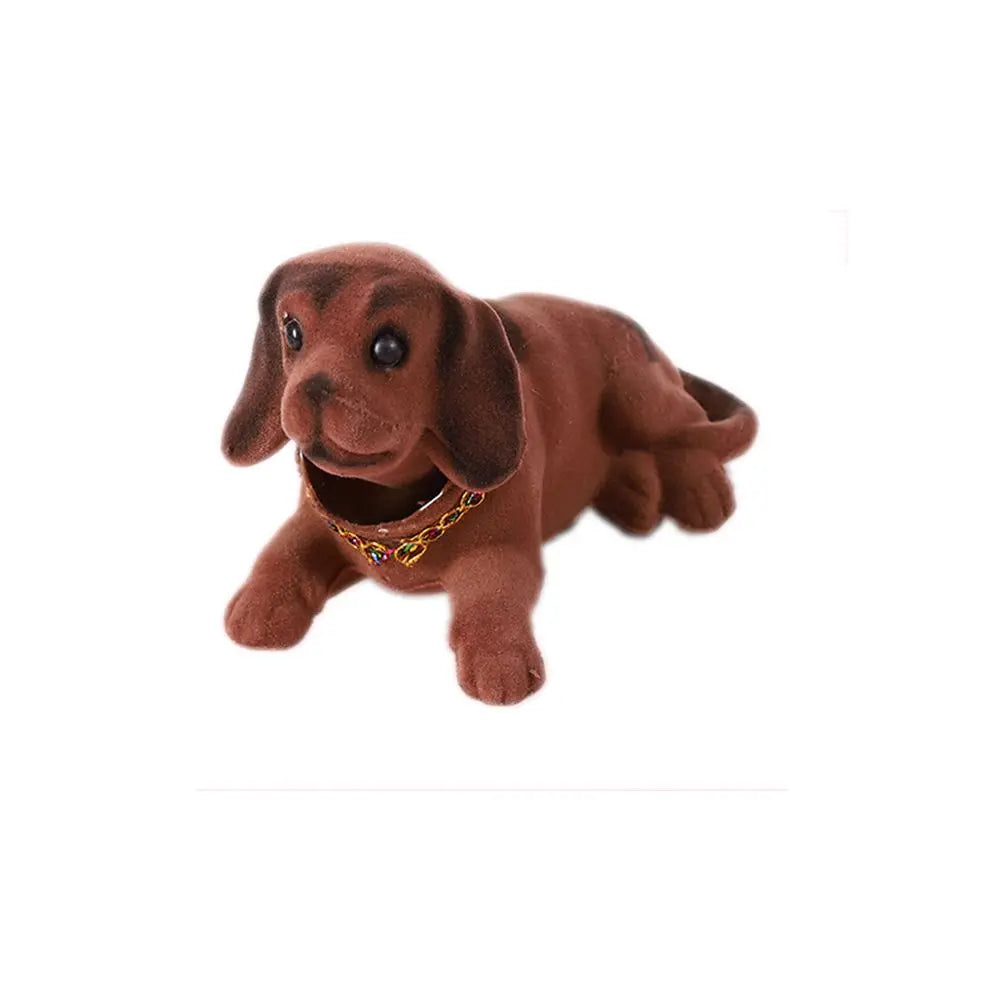 Car Dashboard Nodding Puppy Toys Cute Shaking Head Dog Doll Auto Decor Car Ornaments Kids Gift Auto Interior Accessories