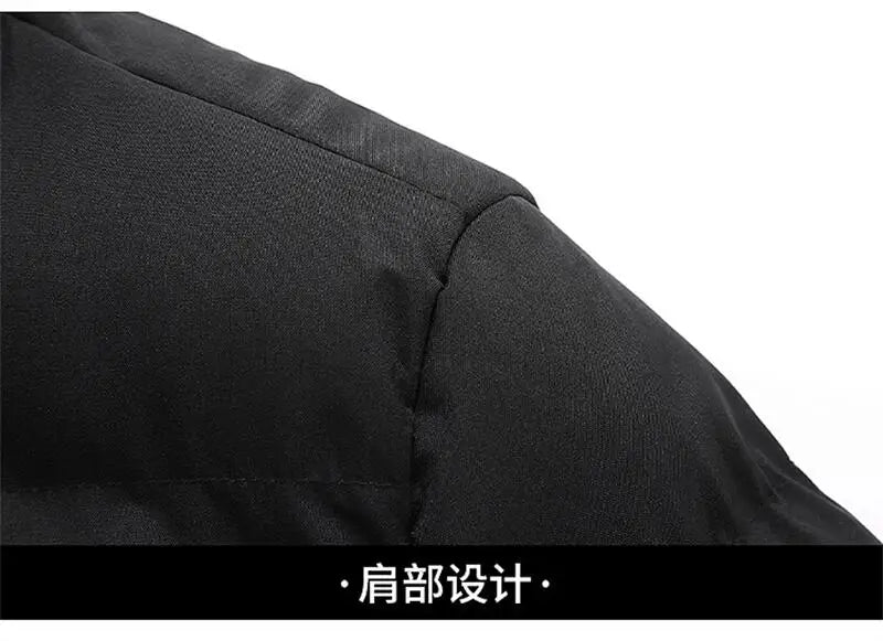 Men Down Jackets High quality Fashion Thick Warm Winter Bomber Jackets Puffer Jackets Parkas Coats Waterproof Mens Winter Coats