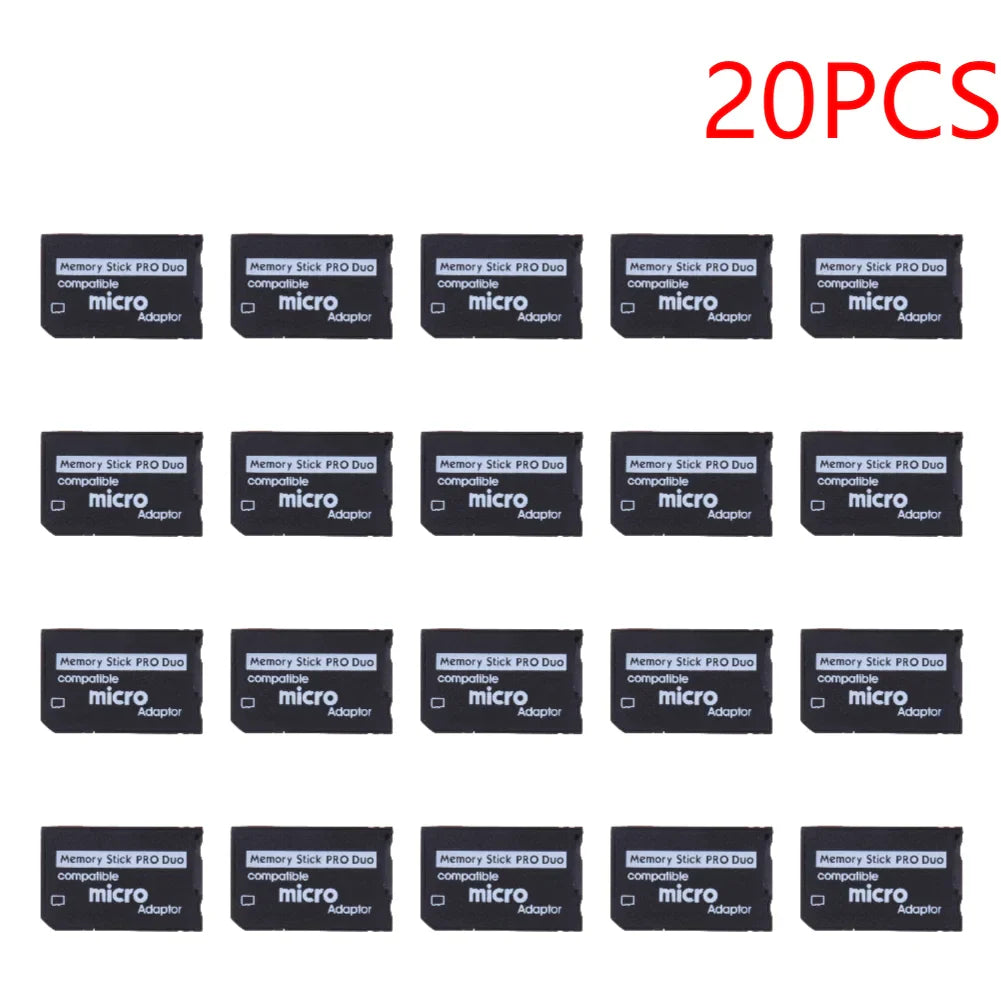TF To MS Card Mini Memory Stick Card Adapter Plug and Play Card Reader Adapter Replacement Parts Accessories for Pro Duo
