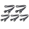 1-10PCS 50CM SATA 3.0 Data Cable High-speed Sata III Cable Adapter Connection Converter For SATA HDD SSD CD Drive Writer Desktop