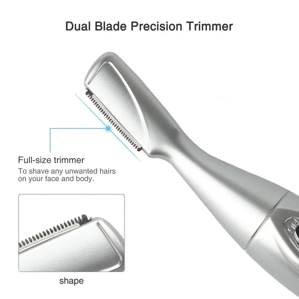 Electric Eyebrow Trimmer Facial Hair Remover for Eyebrows Women's Shaver Razor Portable Cosmetics Makeup Beauty Tools