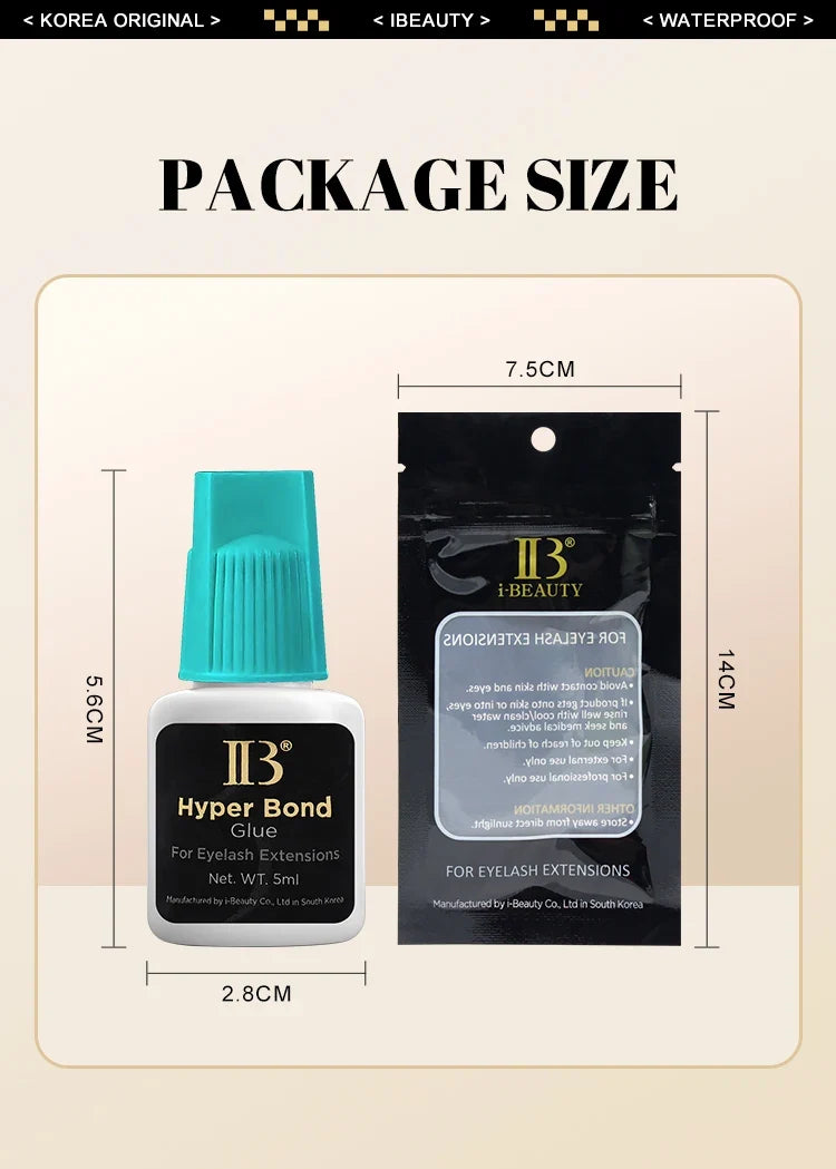 1 Bottle IBeauty Ultra Super Plus Glue Fake Eyelash Extension Korea 0.5s Fast Dry Long Lasting Makeup Tool Adhesive Supplies