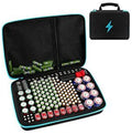 Battery Organizer Case With Tester Holds 150+ AA AAA 9V C D Lithium Button Batteries Hard Shell For Home Garage Batteries