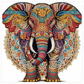 5D DIY Diamond Painting Kit Elephant Pattern Decoration DIY Alien Drill Diamond Mosaic Art Gift Crafts Wall Home Decoration