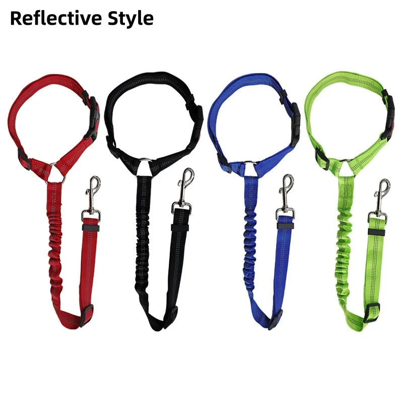 Reflective Pet Dog Car Seat Belt Puppy Collar Walking Travel Car Accessories Cat Leash Harness for Small Dogs Pet Car Supplies