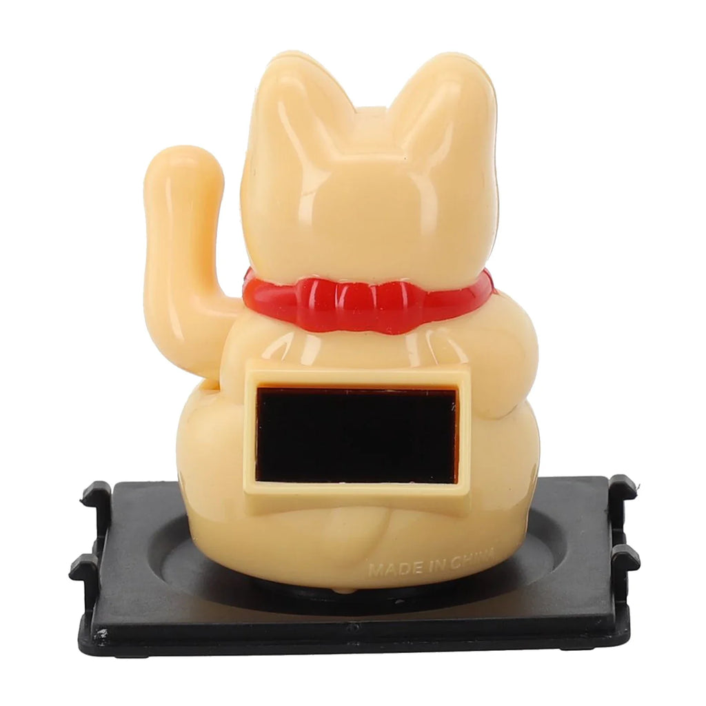High Quality Lucky Cat Ornament Car Dashboard Decor Vehicle Accessories Automatic Waving Cartoon Decoration Interior