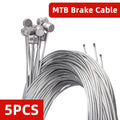 1/5/10PCS 2M MTB Bicycle Brake Line Bicycle Speed Line Fixed Gear Shifter Gear Brake Cable Set Core Inner Wire for MTB Road Bike