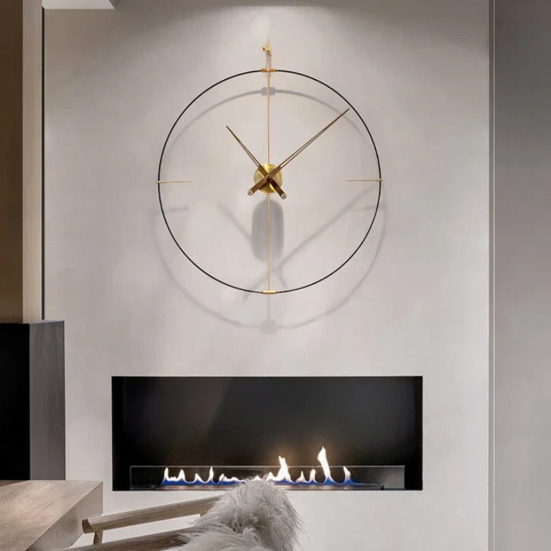 Silent Wall Clock Modern Minimalism Wall Clock Dining Room Large Decorative Hanging Clocks Living Room Aesthetic Accessories