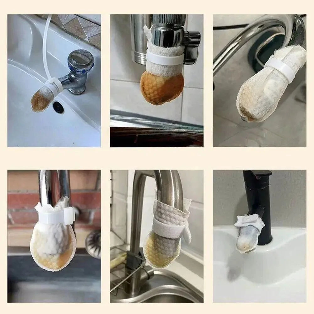 20/50Pcs Anti-splash Faucet Filter Cotton Thickened Filter Disposable Tap Water Filter Bag Removes Impurities